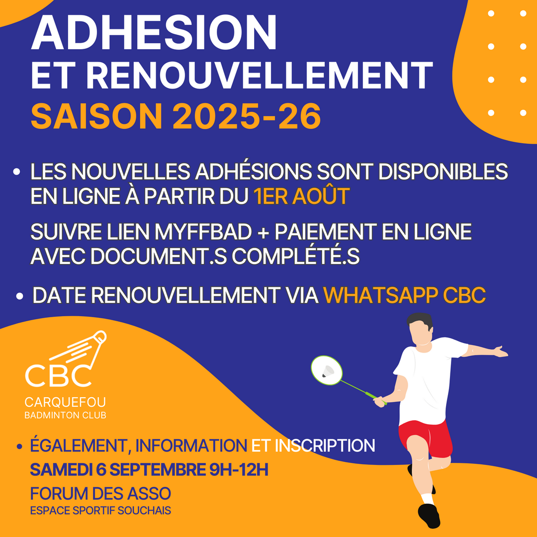 Infos Inscription